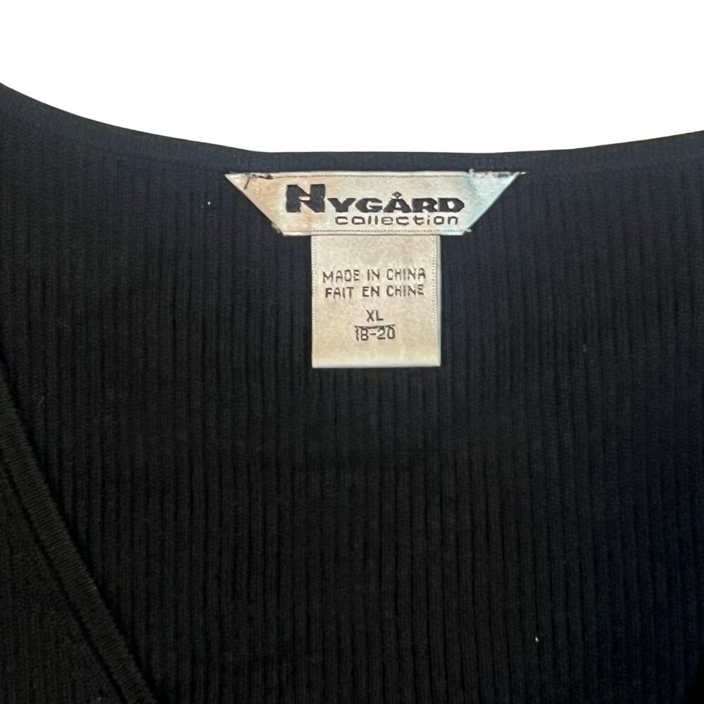 Nygard Collection Blouse Women XL Sleeveless Classic Preppy Academia Shell - Picture 15 of 16